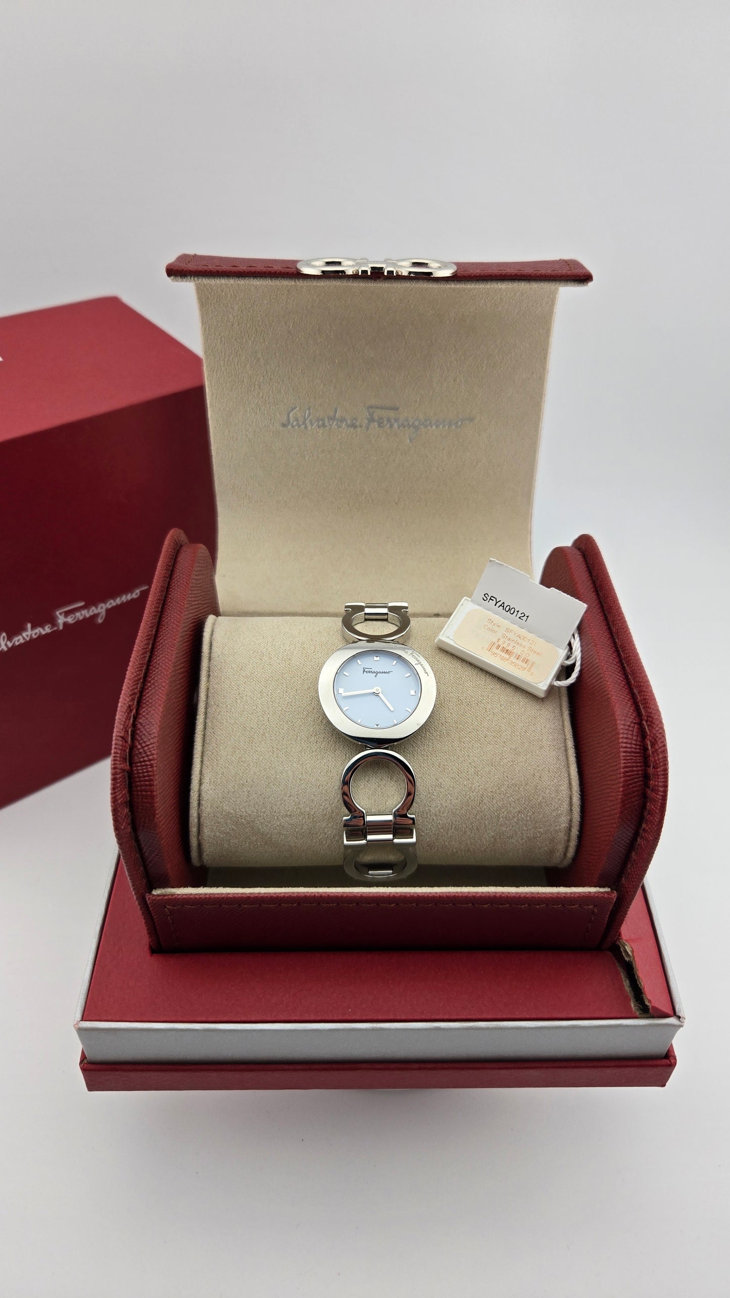 Salvatore Ferragamo - Women's Gancino, Stainless Steel 28mm Bracelet