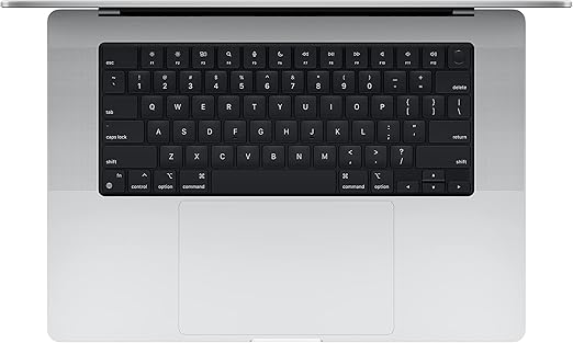 Apple 2021 MacBook Pro with Apple M1 Max Chip, 16-inch, 32GB RAM, 1TB SSD Storage - Silver