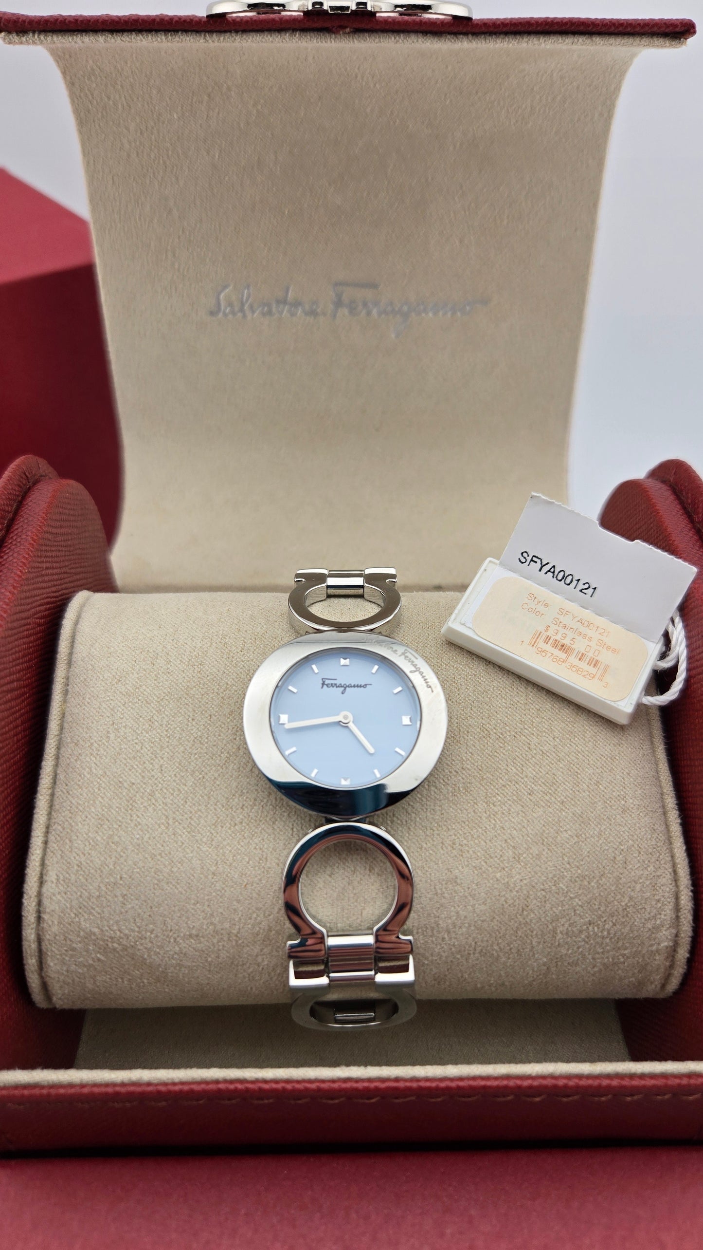 Salvatore Ferragamo - Women's Gancino, Stainless Steel 28mm Bracelet