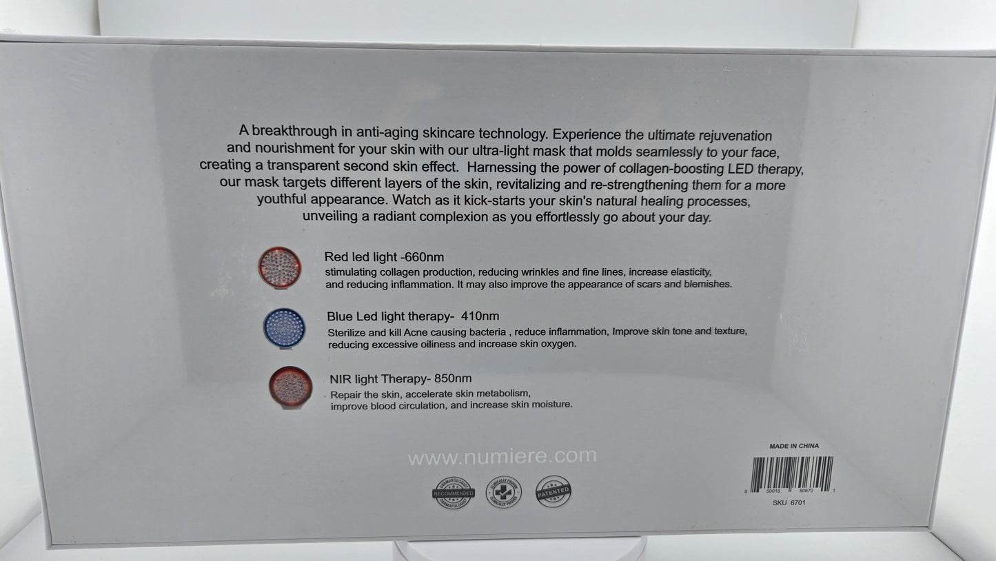 Numiere Time Keeper LED Face Mask