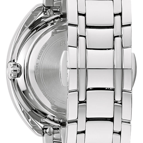 Bulova Classic Diamond Malachite Stainless Steel Quartz Women's Watch, 34mm