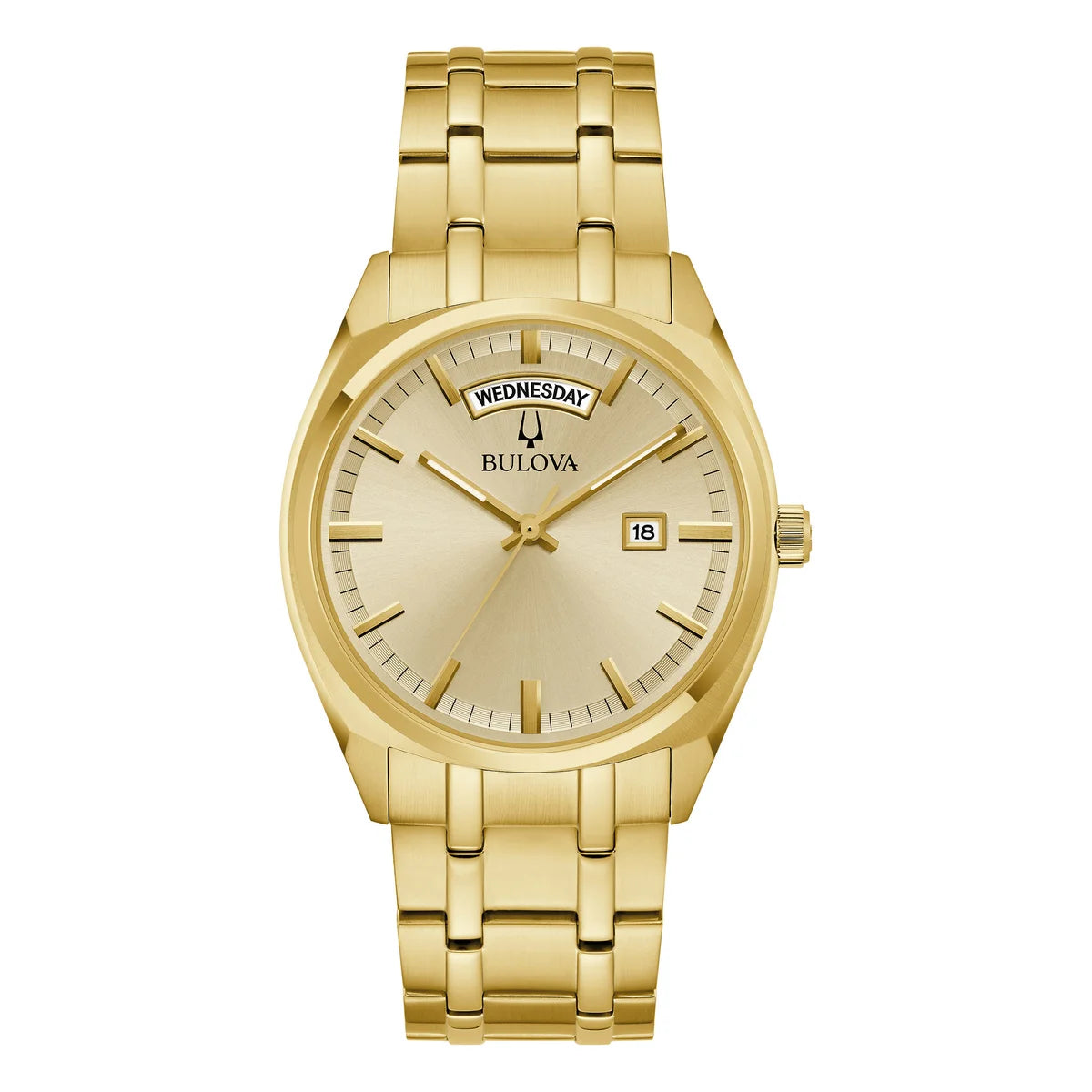 Bulova Surveyor Gold Stainless Steel Men's Watch, 39mm