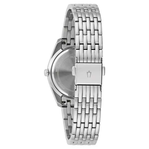 Bulova Classic Crystal Stainless Steel Quartz Women's Watch, 31mm