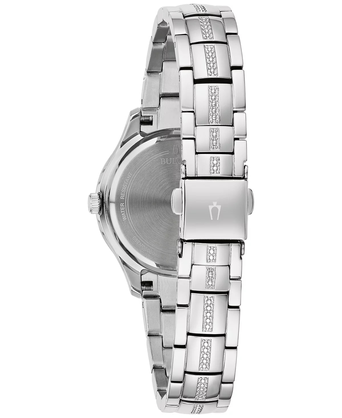 Bulova - Women's Phantom Crystal Stainless Steel Bracelet Watch 31mm