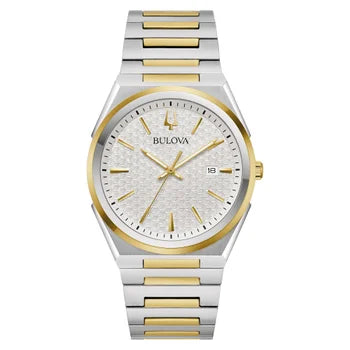 Bulova Two Tone Stainless Steel Quartz Women's Watch, 28mm