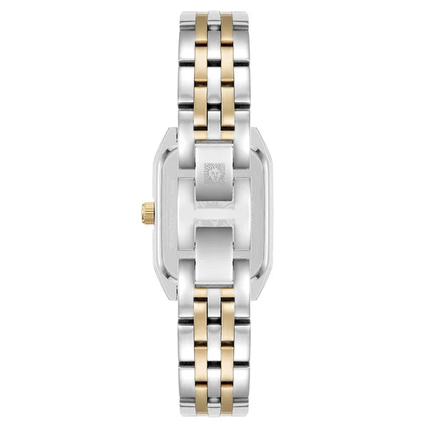 Anne Klein New York Two Tone Diamond Octagon Women's Watch, 24 x 29mm