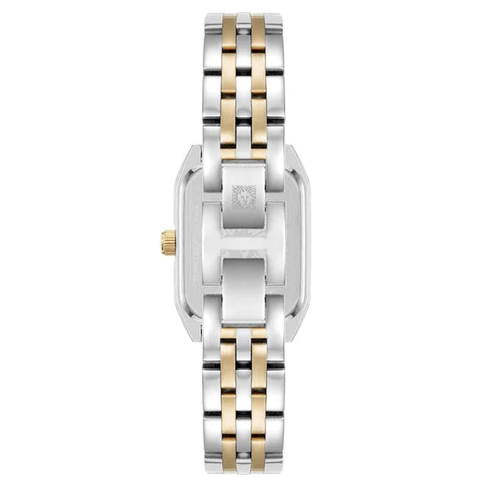 Anne Klein New York Two Tone Diamond Octagon Women's Watch, 24 x 29mm