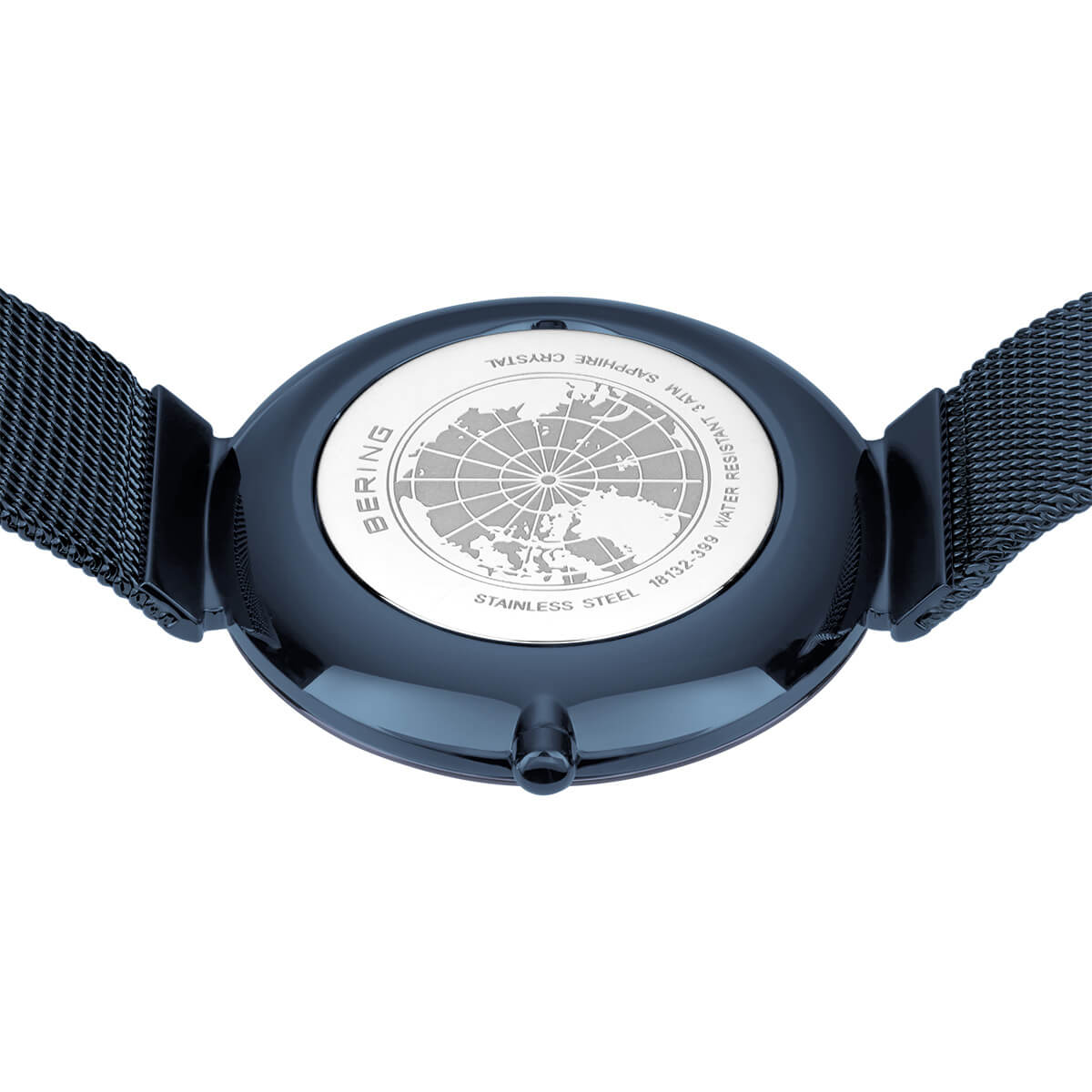 Bering Women's Ultra Slim Stainless Steel Milanese Mesh Watch, 32mm - Blue