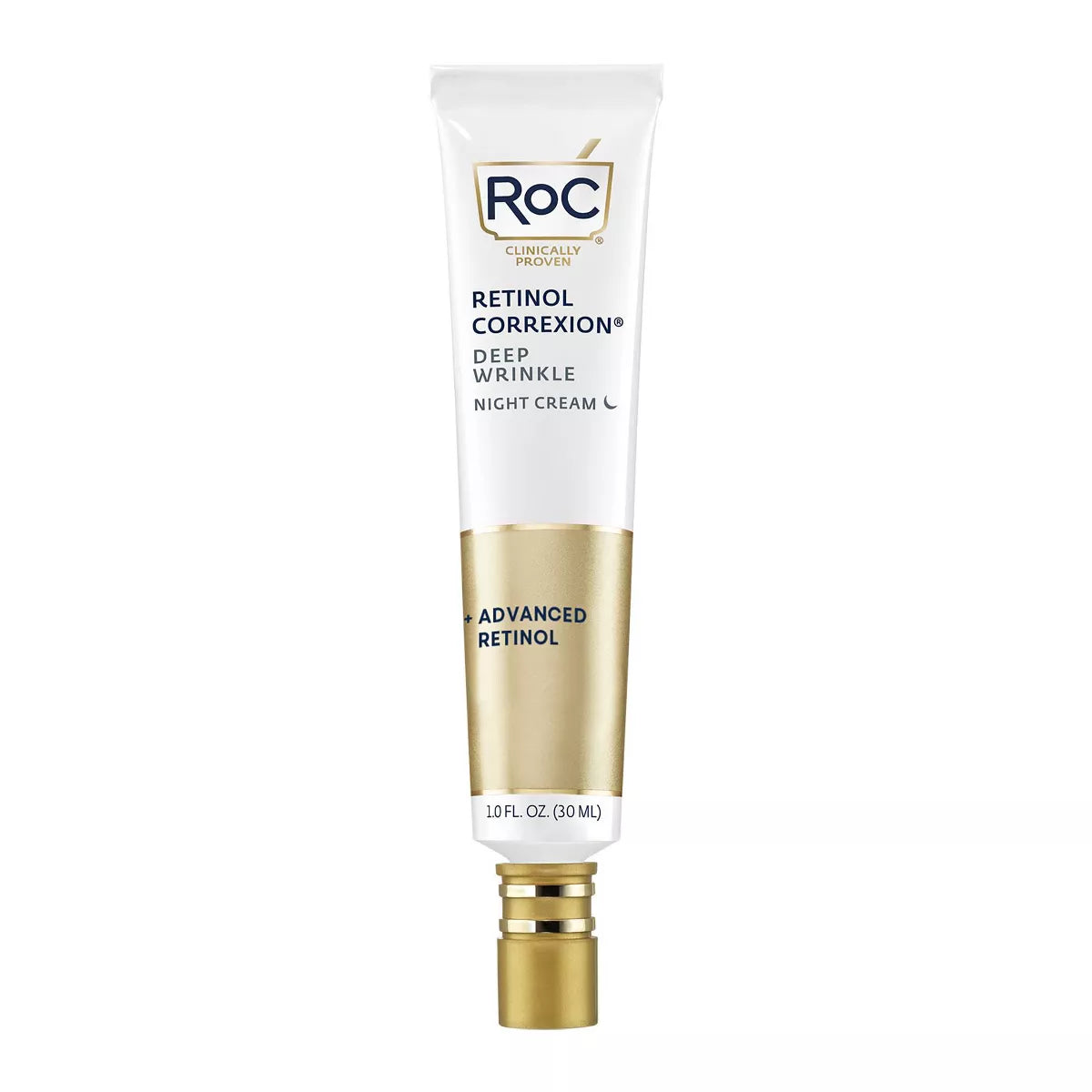 RoC Retinol Correxion Deep Wrinkle Night Moisturizer 2PK x 1.3 oz + Eye Cream COMBO Pack