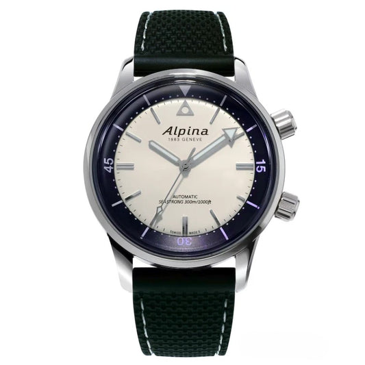 Alpina Seastrong Diver 300 Heritage Automatic Watch, White, 42 mm AL-520NS4H6