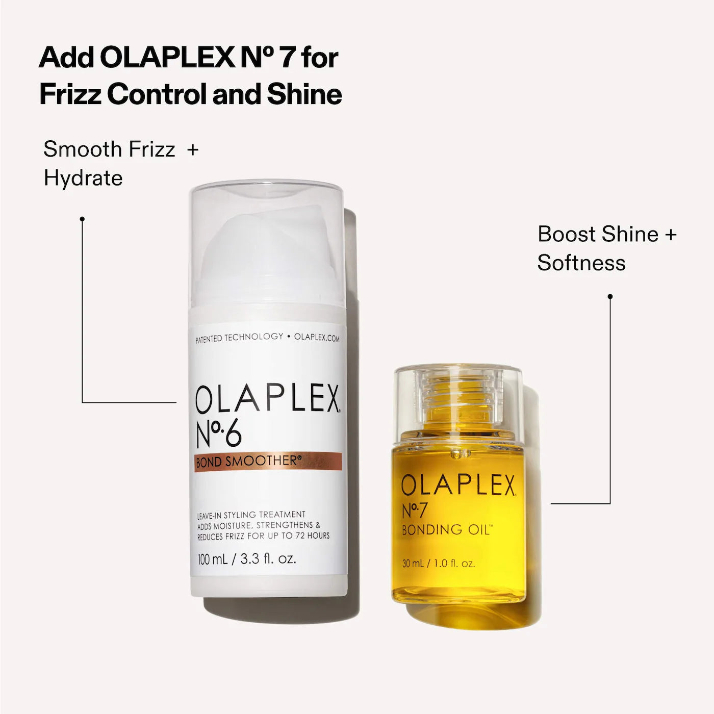 OLAPLEX No.6 Bond Smoother Frizz Control Styling Hair Cream 3.3 oz