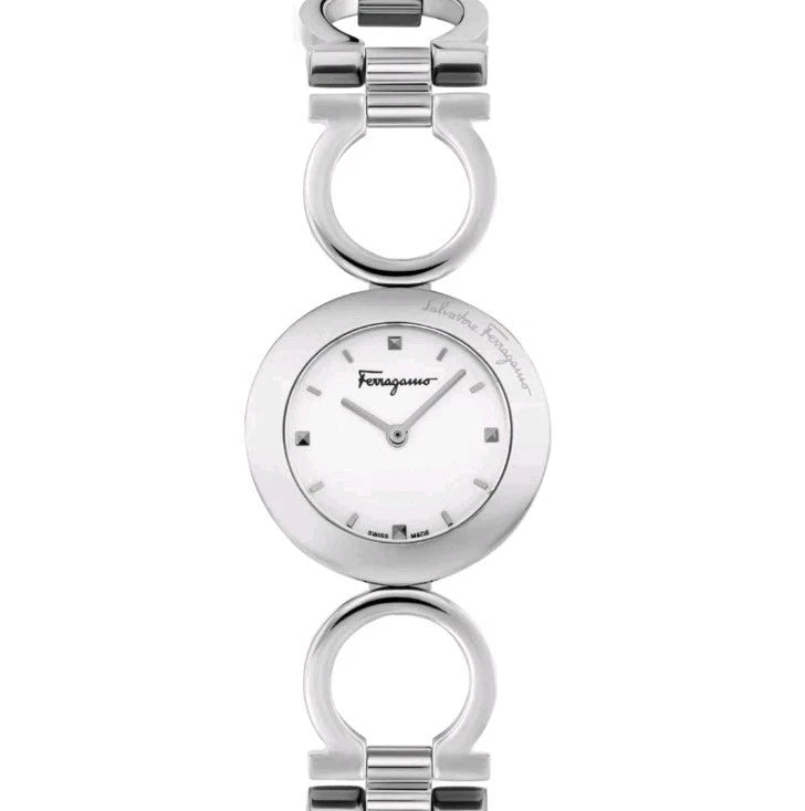 Salvatore Ferragamo - Women's Gancino, Stainless Steel 28mm Bracelet