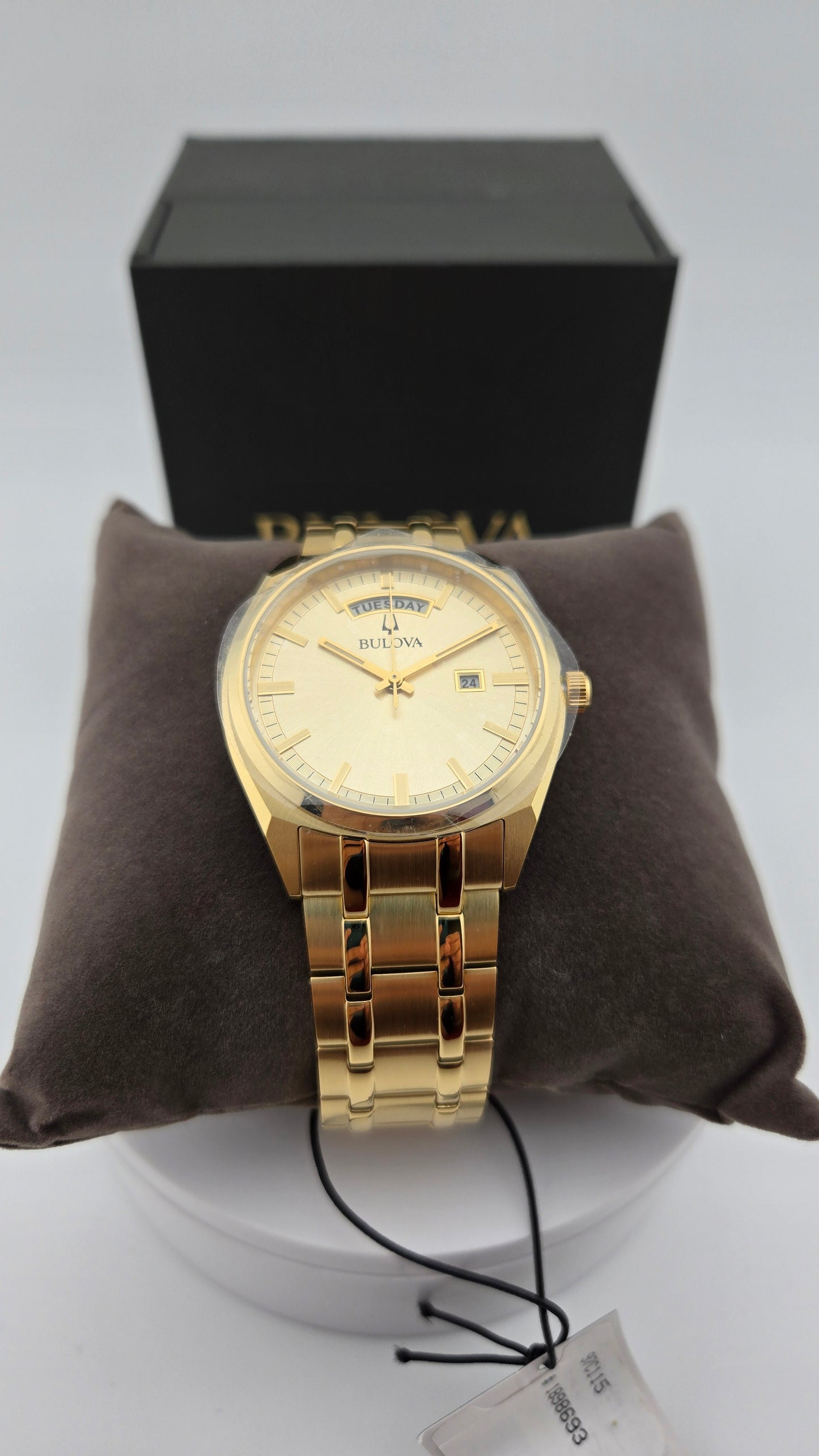 Bulova Surveyor Gold Stainless Steel Men's Watch, 39mm