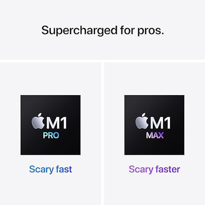 Apple MacBook Pro 16.2-inch, M1 Pro chip with 10‑core CPU / 16‑core GPU, 16GB RAM, 512GB SSD