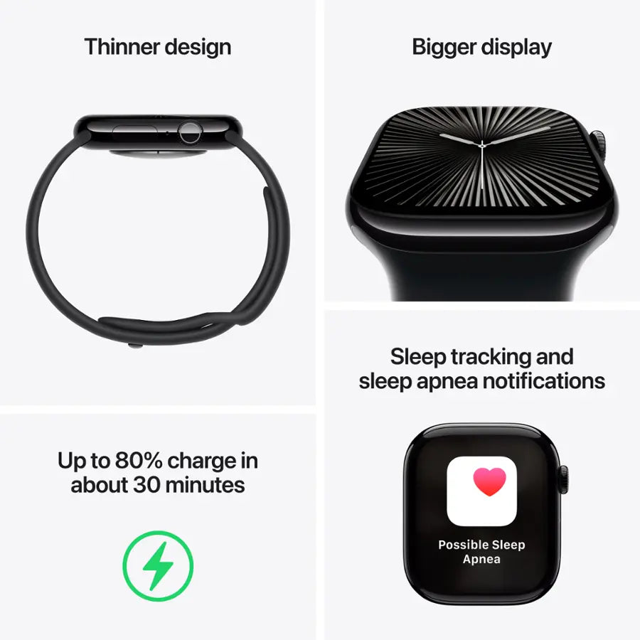 Apple Watch Series 10 (GPS) 42mm Sport Band
