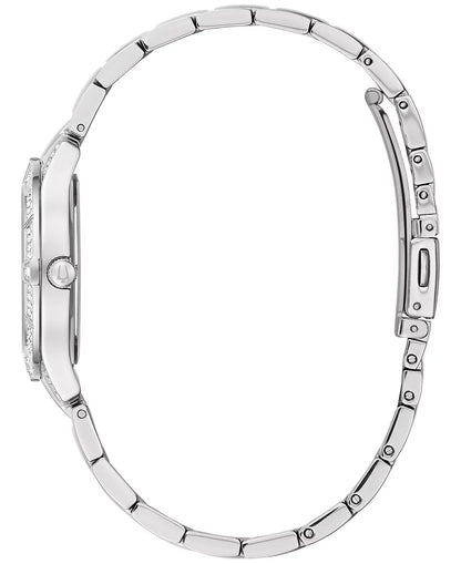 Bulova - Women's Phantom Crystal Stainless Steel Bracelet Watch 31mm