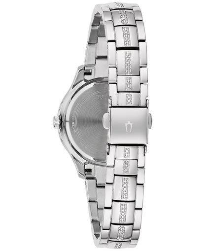 Bulova - Women's Phantom Crystal Stainless Steel Bracelet Watch 31mm