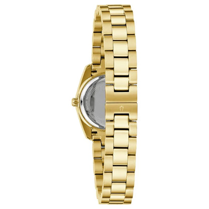 Bulova Classic Gold Tone Stainless Steel Crystal Women's Watch, 23mm