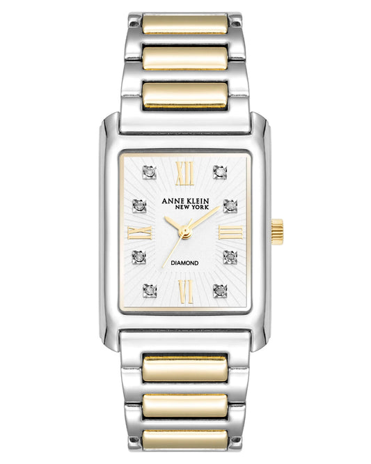 Anne Klein New York Gold Two-Tone Stainless Ladies Quartz Watch - 12/7745SVTT