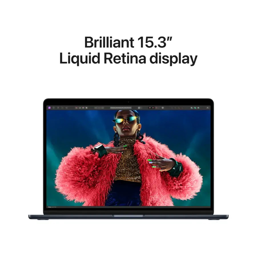 Apple - MacBook Air 15-inch Laptop - Apple M3 chip Built for Apple Intelligence - 24GB Memory - 512GB SSD - Midnight
