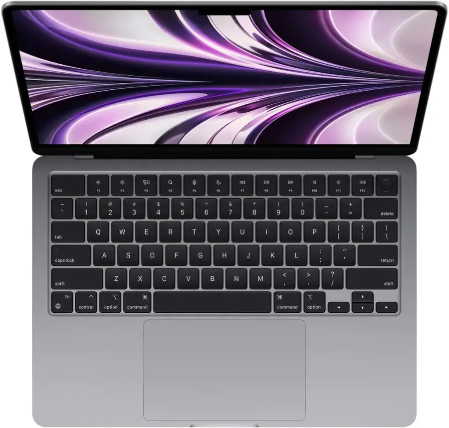 Apple - MacBook Air 13-inch Laptop - Apple M2 chip Built for Apple Intelligence - 16GB Memory - 256GB SSD - Space Gray  Model: MC7U4LL/A