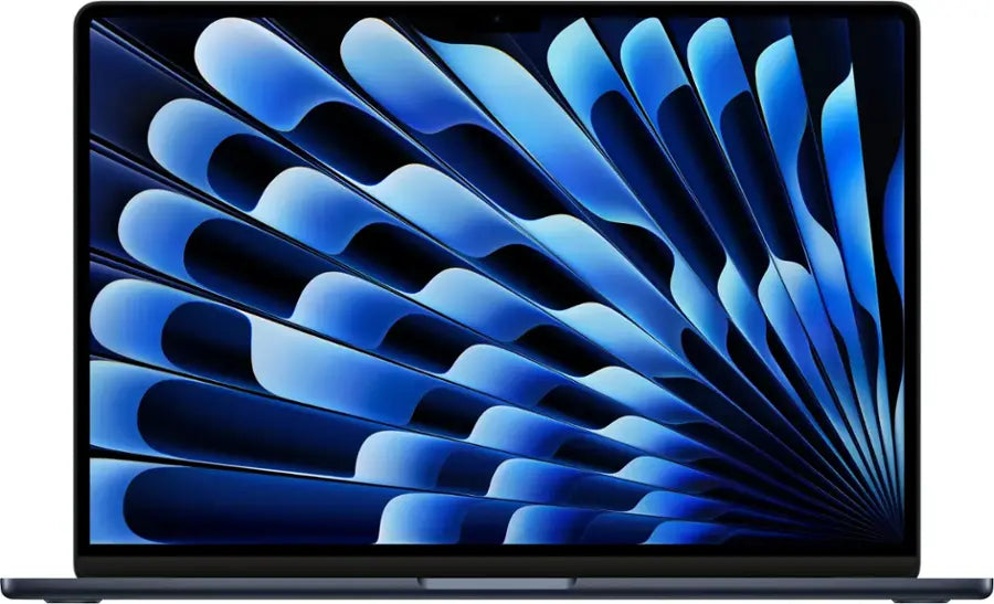 Apple - MacBook Air 15-inch Laptop - Apple M3 chip Built for Apple Intelligence - 24GB Memory - 512GB SSD - Midnight