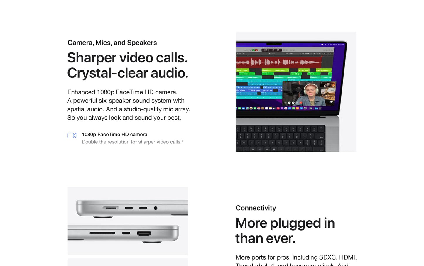 Apple 2021 MacBook Pro with Apple M1 Max Chip, 16-inch, 32GB RAM, 1TB SSD Storage - Silver