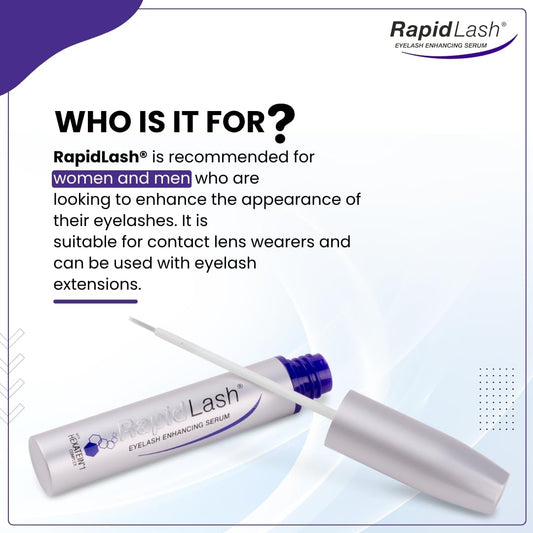 RAPIDLASH - Eyelash Enhancing Serum with HEXATEIN 1 Complex – 3 mL / 0.1 fl oz