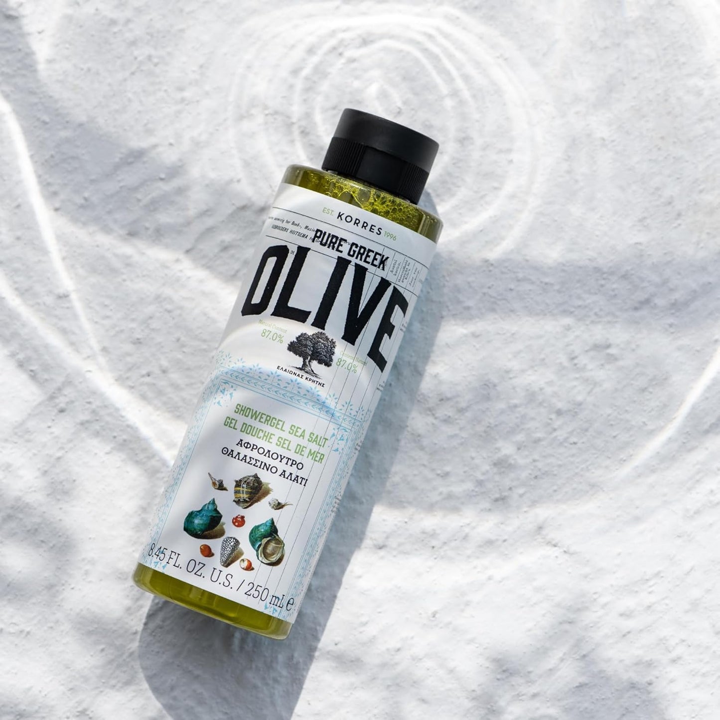 KORRES - Pure Greek Olive Shower Gel, 8.45 fl oz -  Sea Salt, Honey Pear or Olive Blossom