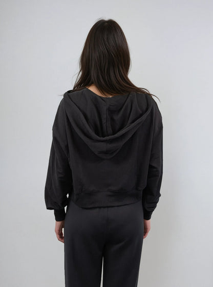 Lounge Cropped Full-Zip