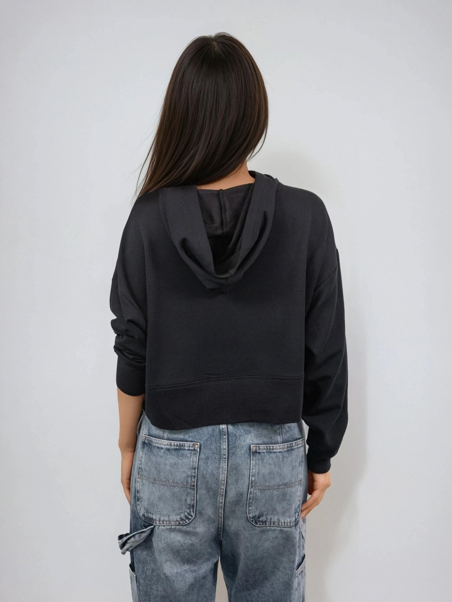Lounge Cropped Hoodie