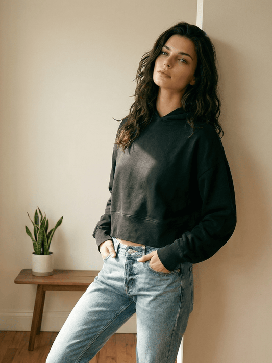 Lounge Cropped Hoodie
