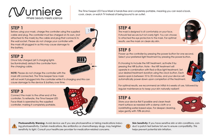Numiere Time Keeper LED Face Mask