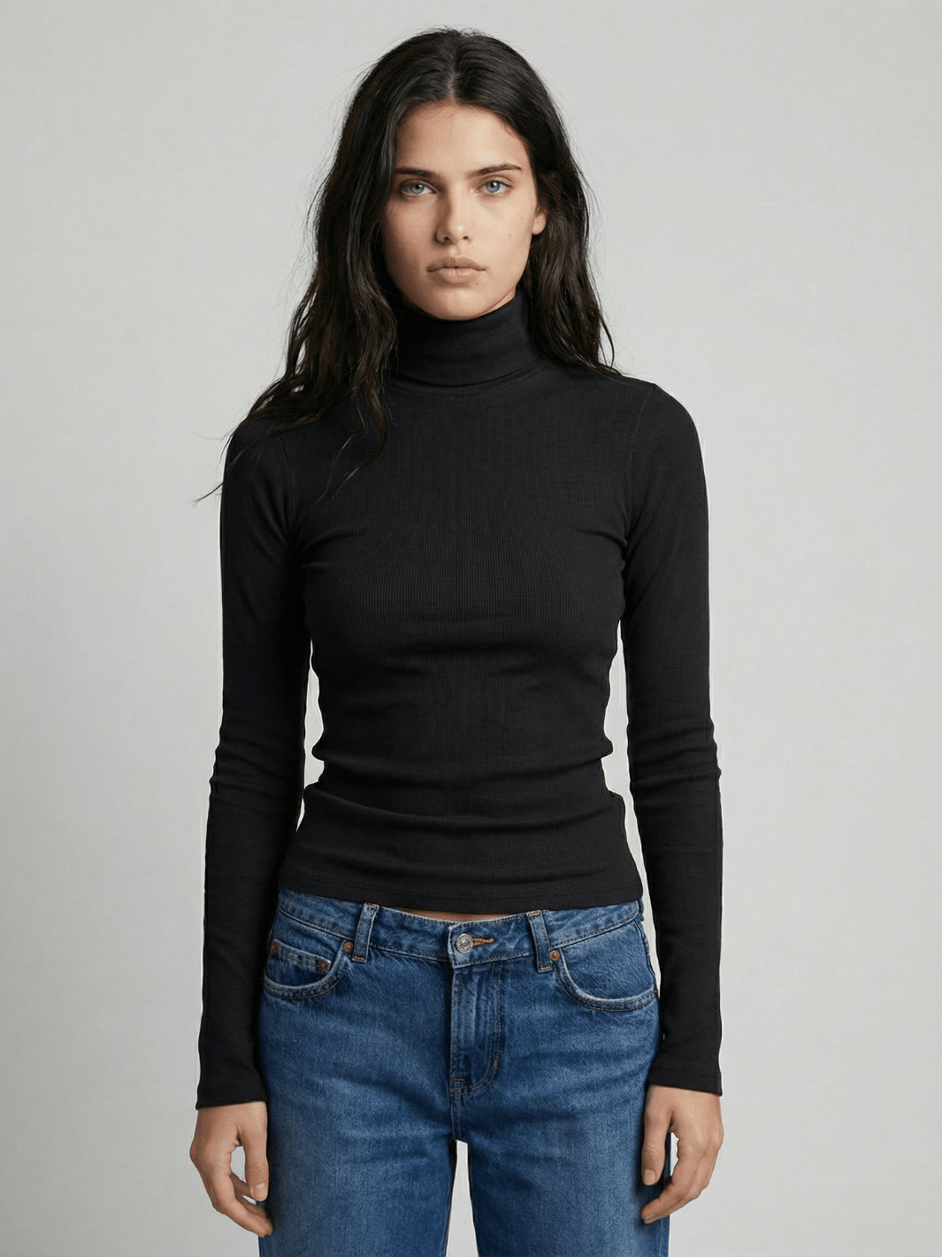 Ribbed Turtleneck