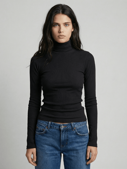 Ribbed Turtleneck