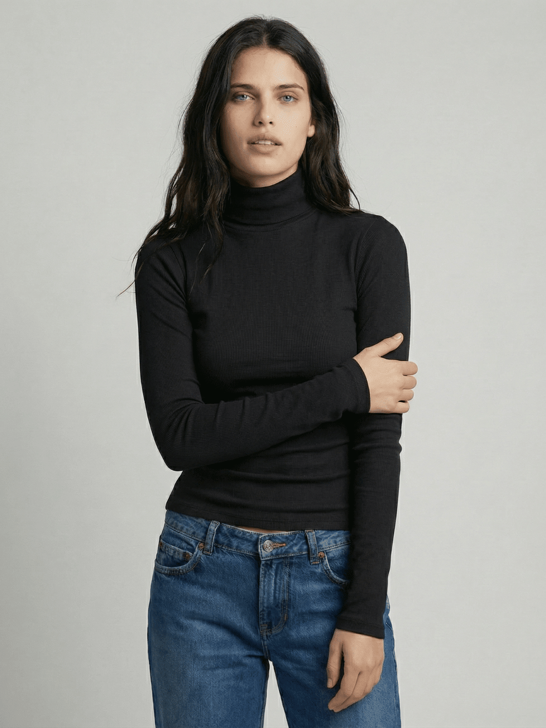 Ribbed Turtleneck