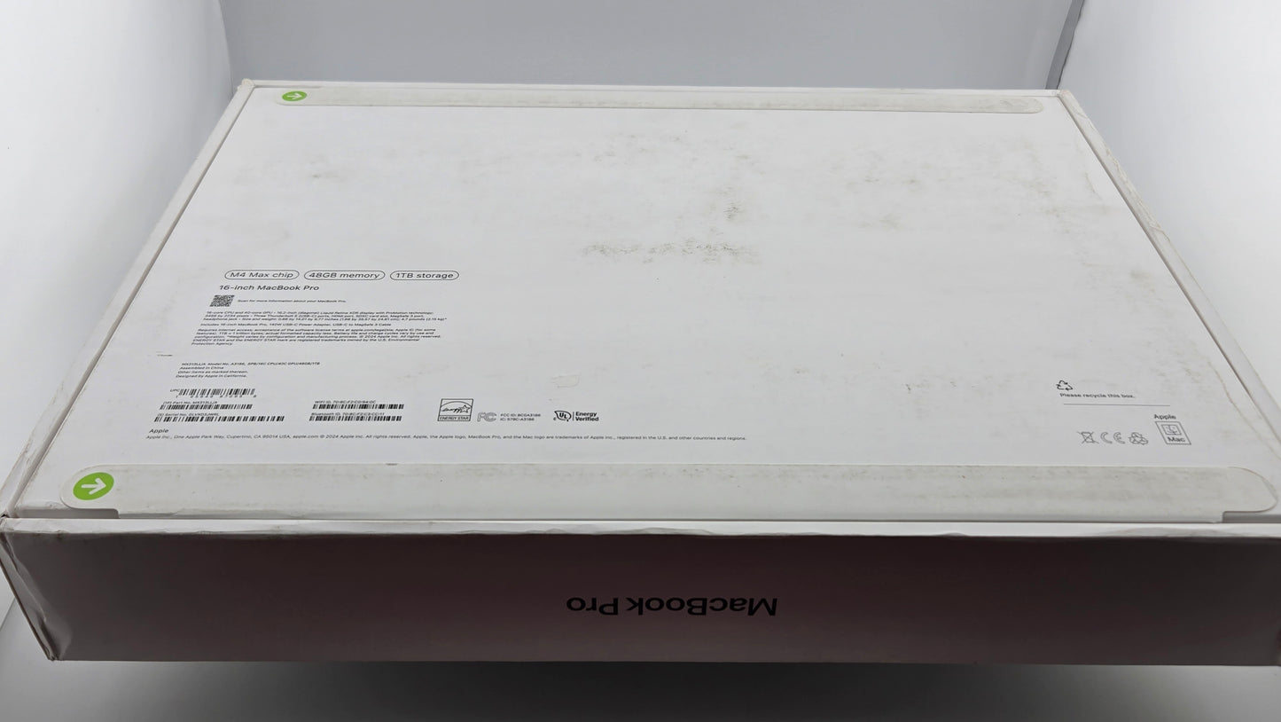 Apple MacBook Pro 16-inch M4 Max-Chip 48GB, 1TB SSD