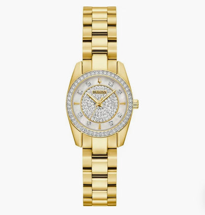 Bulova - 
Crystal Mother-of-Pearl Bracelet Watch, 23.5mm