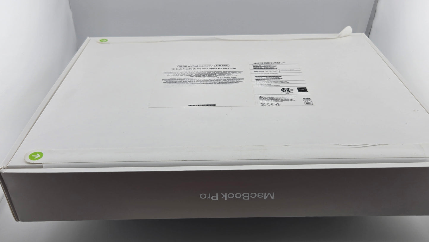 Apple MacBook Pro with Apple M2 Max Chip 16-inch, 32GB RAM, 1TB SSD Storage - Silver