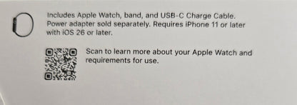 Apple Watch Series 11 - 46mm Jet Black SB S CEL