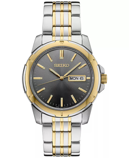 Seiko - Men's Essentials Two-Tone Stainless Steel Bracelet Watch 39mm