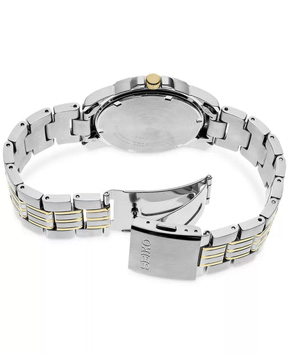 Seiko - Men's Essentials Two-Tone Stainless Steel Bracelet Watch 39mm