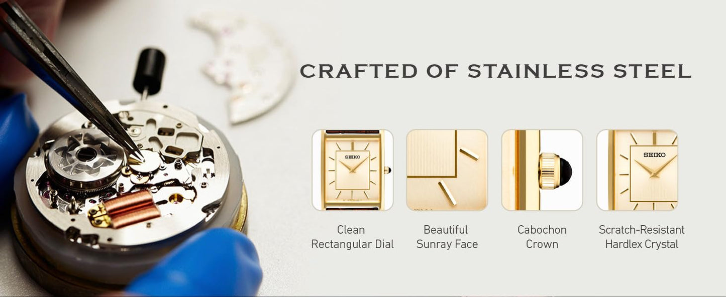 Seiko Essentials Watch for Men - Classic Dress / Sports Design