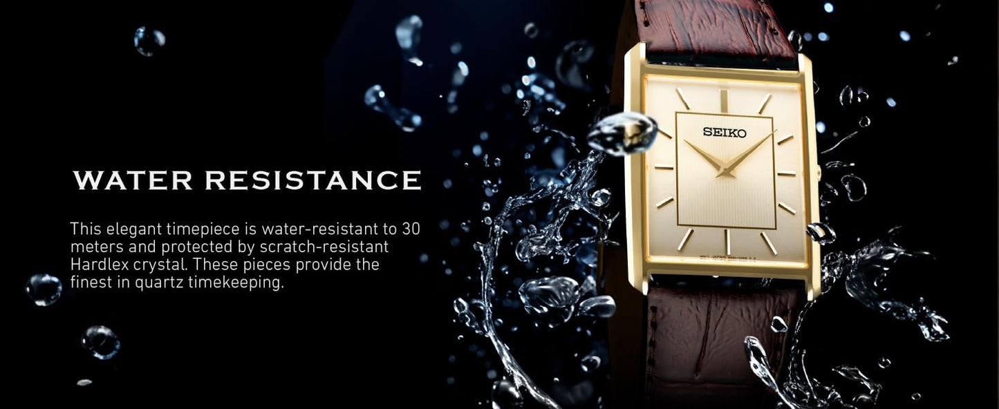 Seiko Essentials Watch for Men - Classic Dress / Sports Design