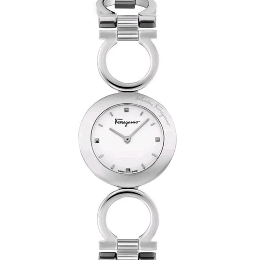 Salvatore Ferragamo - Women's Gancino, Stainless Steel 28mm Bracelet