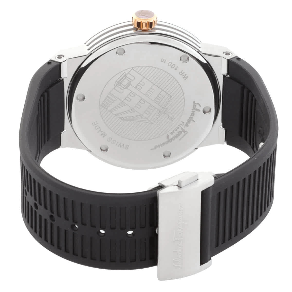 Salvatore Ferragamo - F-80 Black Dial Men's Quartz Watch SFHY00120