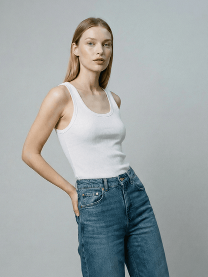 Tuckable Classic Ribbed Tank